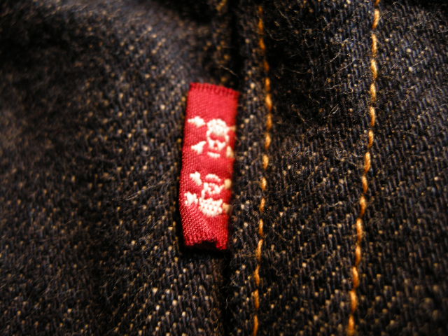 スカルジーンズ　壁掛け　限定品　木箱付き スカルジーンズ 壁掛け 限定品 木箱付き